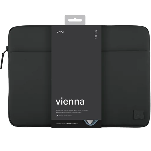 Vienna laptop táska 14" éjféli fekete vízálló RPET - 3
