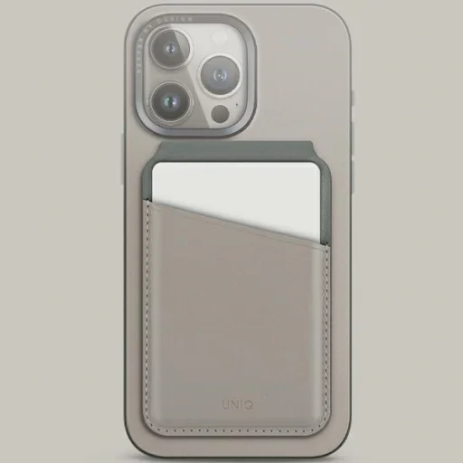 UNIQ Lyden DS mágneses pénztárca RFID telefontartó bézs-zöld Elefántcsont-Zuzmó zöld - 2