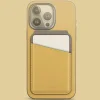Univerzális UNIQ Lyden DS Mágneses RFID Pénztárca Telefontartó Állvány Sárga-Szürke - 2