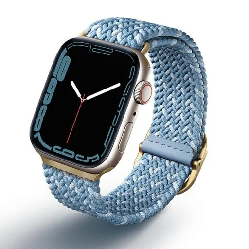 Apple Watch 38/40/41 mm UNIQ Aspen Szíj Braided DE kék - 1