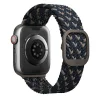 Apple Watch 42/44/45 mm (Series 1/2/3/4/5/6/7/8/SE/SE2/SE3) UNIQ Aspen Szíj Fonott DE obszidián thumbnail