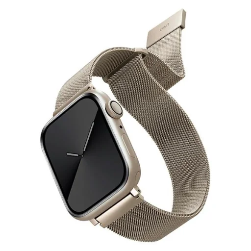 Apple Watch 38/40/41mm UNIQ Dante szíj rozsdamentes acél csillagfény - 1