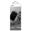 Apple Watch 1/2/3/4/5/6/7/8/9/SE/SE2/SE3 38/40/41 mm UNIQ Linus Szíj Airosoft Szilikon kréta szürke thumbnail