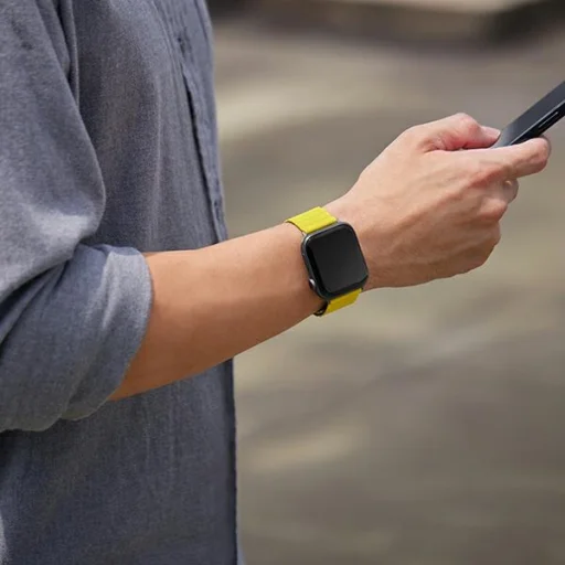 Apple Watch 1/2/3/4/5/6/7/8/9/SE/SE2/SE3/Ultra/Ultra 2/Ultra 342/44/45/49mm UNIQ Revix szíj fekete-kék - 4