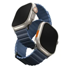 Apple Watch Series 1-8/SE/SE2/SE3/Ultra1/2/3 42/44/45/49 Revix Premium szíj kék