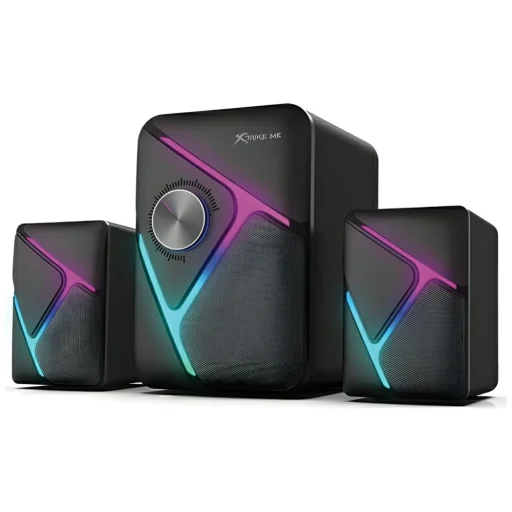 XTRIKE ME 2.1 Sztereó Gaming Számítógép Hangszóró Szett SK-610 Fekete - 4