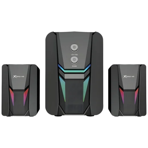 XTRIKE ME Sztereó 2.1 Gaming Számítógépes Hangszóró Szett SK-612 Fekete - 1