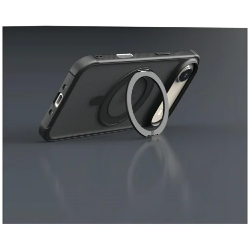 iPhone 17 Air Araree Duple M Stand MagSafe tok Fekete - 4