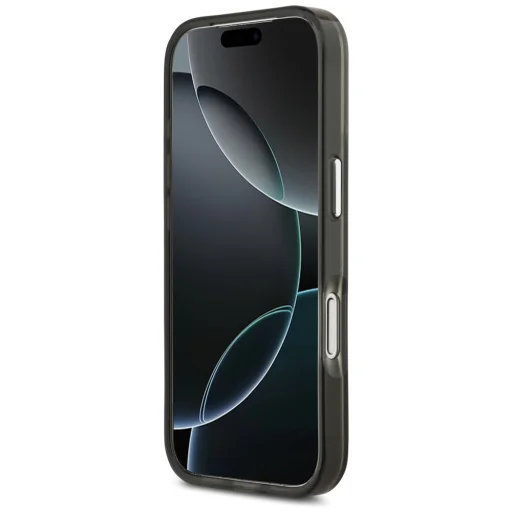 iPhone 17 Pro Max Guess IML Gradiense Háromszög Logó MagSafe tok fekete - 5