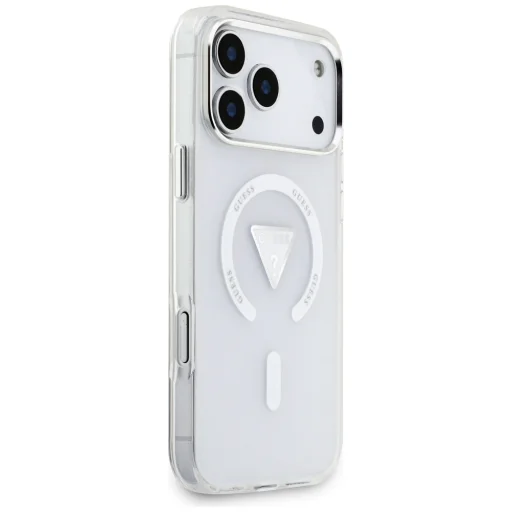 iPhone 17 Pro Max Guess IML Átmenetes Háromszög Logó MagSafe átlátszó tok - 4