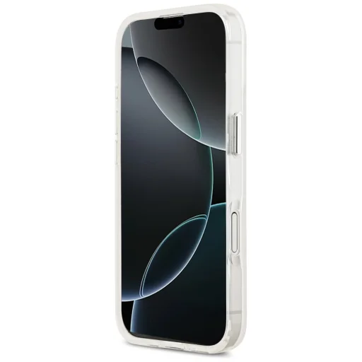 iPhone 17 átlátszó Guess IML Gradient Triangle Logo MagSafe tok - 5