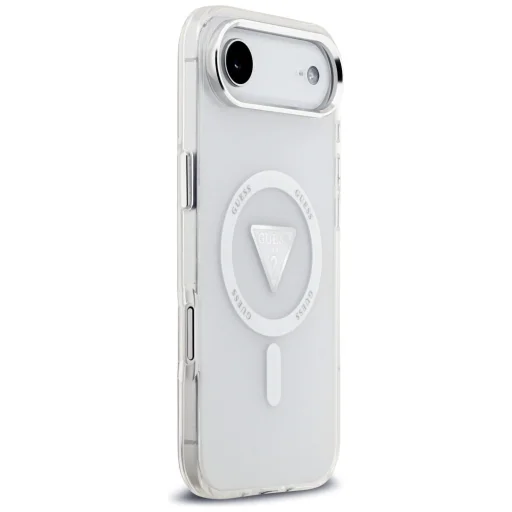 iPhone 17 Air Guess IML Gradient Triangle Logo MagSafe átlátszó tok - 3
