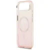 iPhone 17 Air Guess IML Gradient Triangle Logo MagSafe rózsaszín tok thumbnail