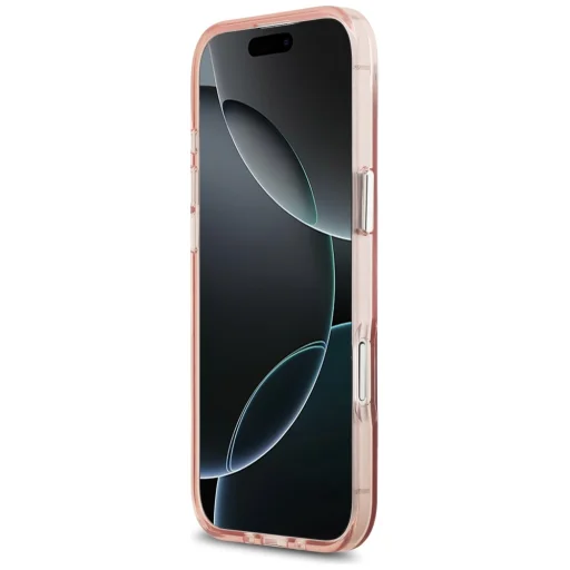 iPhone 17 Air Guess IML Gradient Triangle Logo MagSafe rózsaszín tok - 5