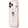iPhone 17 Pro Max Karl Lagerfeld IML Choupette Sketch Logo MagSafe rózsaszín tok thumbnail