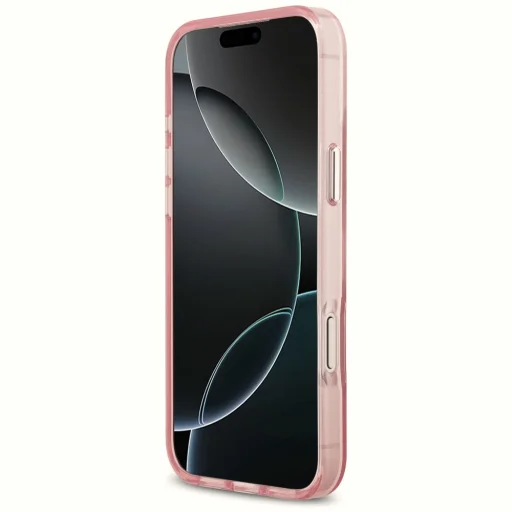 iPhone 17 Pro Max Karl Lagerfeld IML Choupette Sketch Logo MagSafe rózsaszín tok - 5