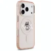 iPhone 17 Pro Karl Lagerfeld IML Choupette Sketch Logo MagSafe tok Rózsaszín thumbnail