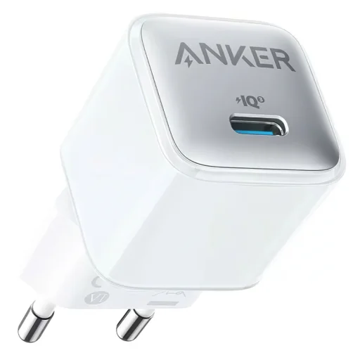 Fali töltő Anker 512 Nano 3, 20W, 3A, 1 x USB-C, Fehér A2346G21 - 1