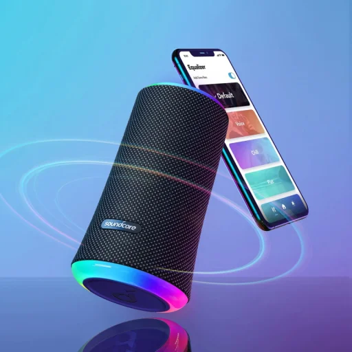 Anker SoundCore Flare 2 Bluetooth Hangszóró, 20W, RGB, Vízálló, Fekete A3165G11 - 4