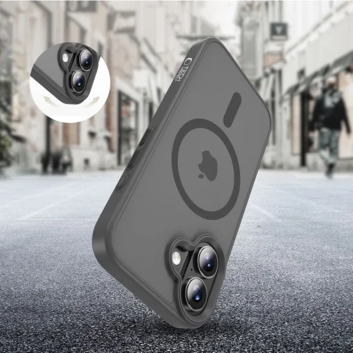 iPhone 17 Tech-protect Magmat Magsafe matt zsírkréta szürke tok - 6