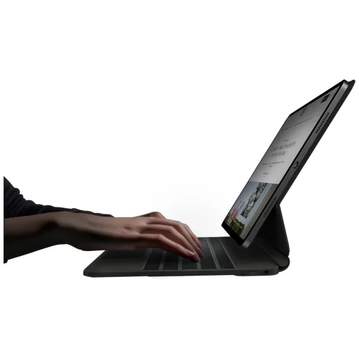 iPad Pro 13" M4 UNIQ Venno Pro Mágneses Okos Tok billentyűzettel fekete tok - 5