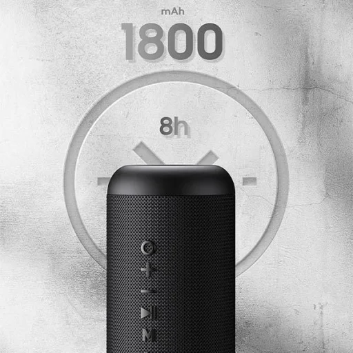 USAMS YX Series Bluetooth 5.0 10W Hordozható Kültéri Vezeték Nélküli Hangszóró YX8YG01 (US-YX008) - 6