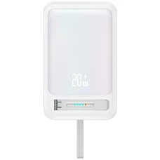 USAMS XM Series CD219 10000mAh Mágneses Vezeték nélküli powerbank fehér