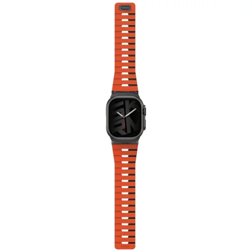 Apple Watch 49/46/45/44 mm Skinarma Gemini szíj narancssárga - 2