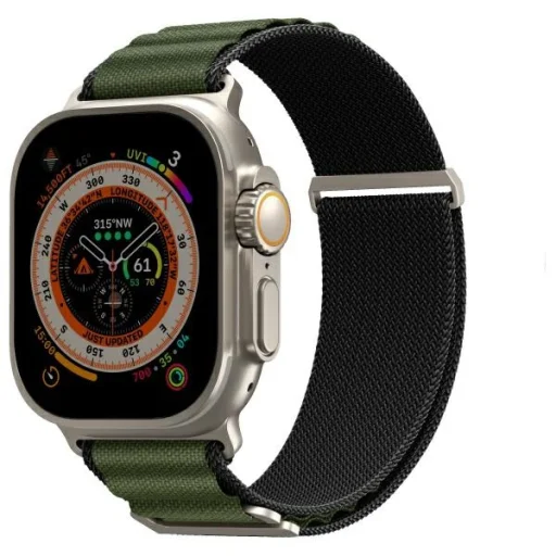Apple Watch Ultra 49/45/44 mm Skinarma Band Kobu olíva - 1