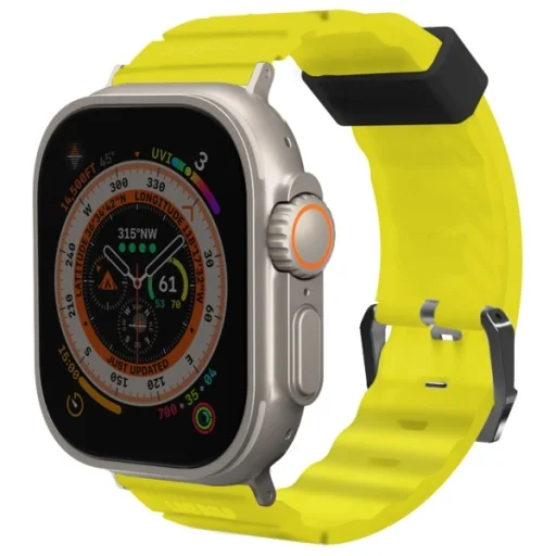 Apple Watch Skinarma Band Shokku 49/45/44 mm elektromos sárga szíj - 3
