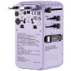 Verbatim Travel Adapter EU/UK/US GaN 1xUSB-C/1xUSB-A/2xUSB-C PD 70W lila - 2