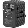 Verbatim Travel Adapter EU/UK/US GaN 2xUSB-A/2xUSB-C PD 65W UTA-05 fekete - 2