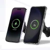 iPhone MagSafe Araree Renergy AM15V vezeték nélküli tartó autórácsra fekete thumbnail