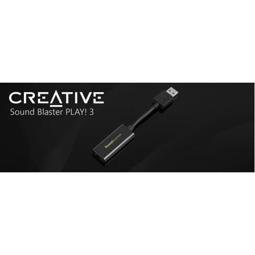 Creative External Sound Blaster Play! 3 USB Sound Card - 5