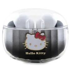 Hello Kitty Bluetooth fülhallgató HKTWSHDGKEK TWS + dokkoló állomás fekete átmenetes galvanizált logó