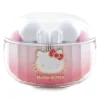 Hello Kitty Bluetooth fülhallgató TWS + dokkoló állomás rózsaszín átmenetes elektroplating logó thumbnail
