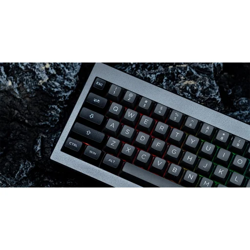 Mechanical keyboard Epomaker Shadow-X Flamingo Switch black-silver - 9