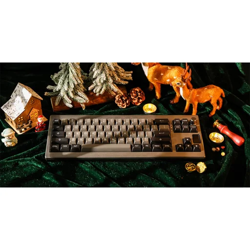 Mechanical keyboard Epomaker Shadow-X Flamingo Switch black-silver - 10