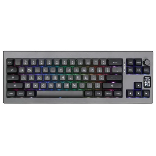 Mechanical keyboard Epomaker Shadow-X Flamingo Switch black-silver - 3