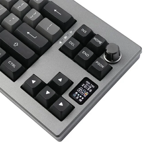 Mechanical keyboard Epomaker Shadow-X Flamingo Switch black-silver - 5