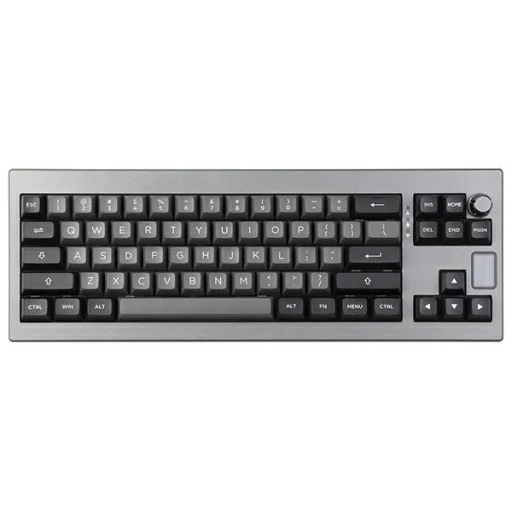 Mechanical keyboard Epomaker Shadow-X Flamingo Switch black-silver - 1