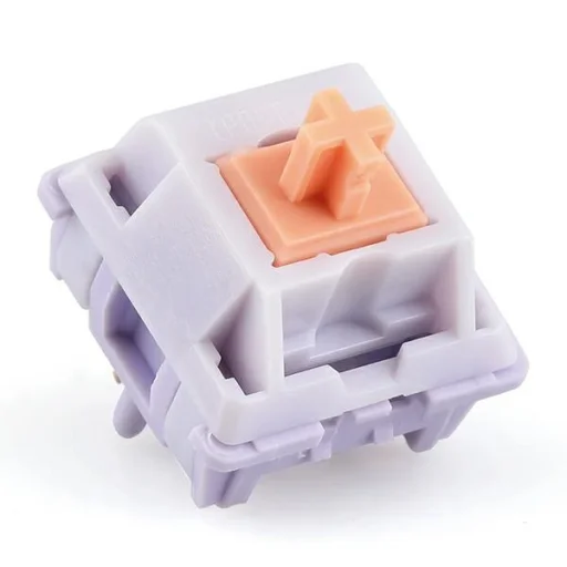 Epomaker RT65 Mechanikus billentyűzet Wisteria Linear Switch szürke-fehér - 7