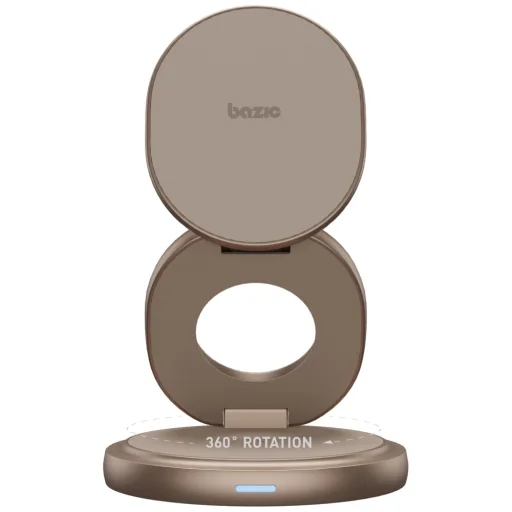 Foldable 3in1 15W Gyors Töltő Állomás Arany - 5