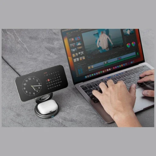 Foldable 3in1 15W Gyors Töltő Állomás Arany - 7