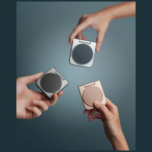 Energea Magduo 2-az-1-ben Qi2 összecsukható vezeték nélküli töltő szürke - 8