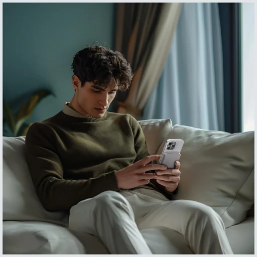 Szürke Cellline MagSafe 10000mAh Qi2 15W CL-MBP-03 mágneses vezeték nélküli mini powerbank - 9