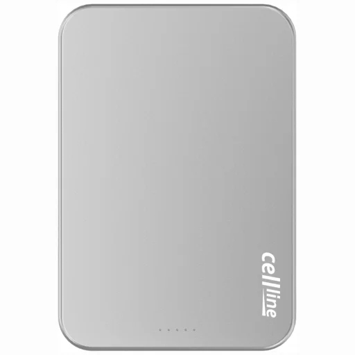Szürke Cellline MagSafe 10000mAh Qi2 15W CL-MBP-03 mágneses vezeték nélküli mini powerbank - 2