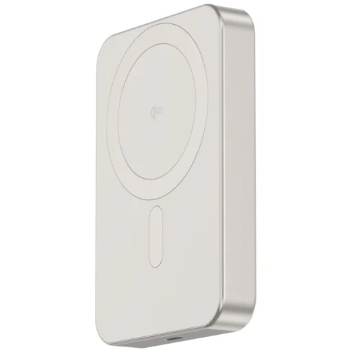 Szürke Cellline MagSafe 10000mAh Qi2 15W CL-MBP-03 mágneses vezeték nélküli mini powerbank - 3