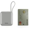 PowerBank 3in1 Bazic Fusion Mini 10000mAh USB-C/Lightning kábel szürke thumbnail