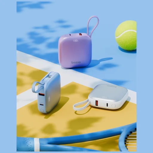 PowerBank 4 az 1-ben Bazic Fusion 10000mAh PD20W USB-C/Lightning fekete - 6